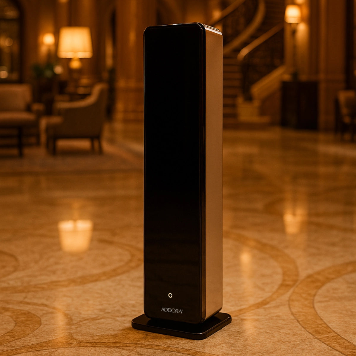 diffusore ambientato in hotel di lusso